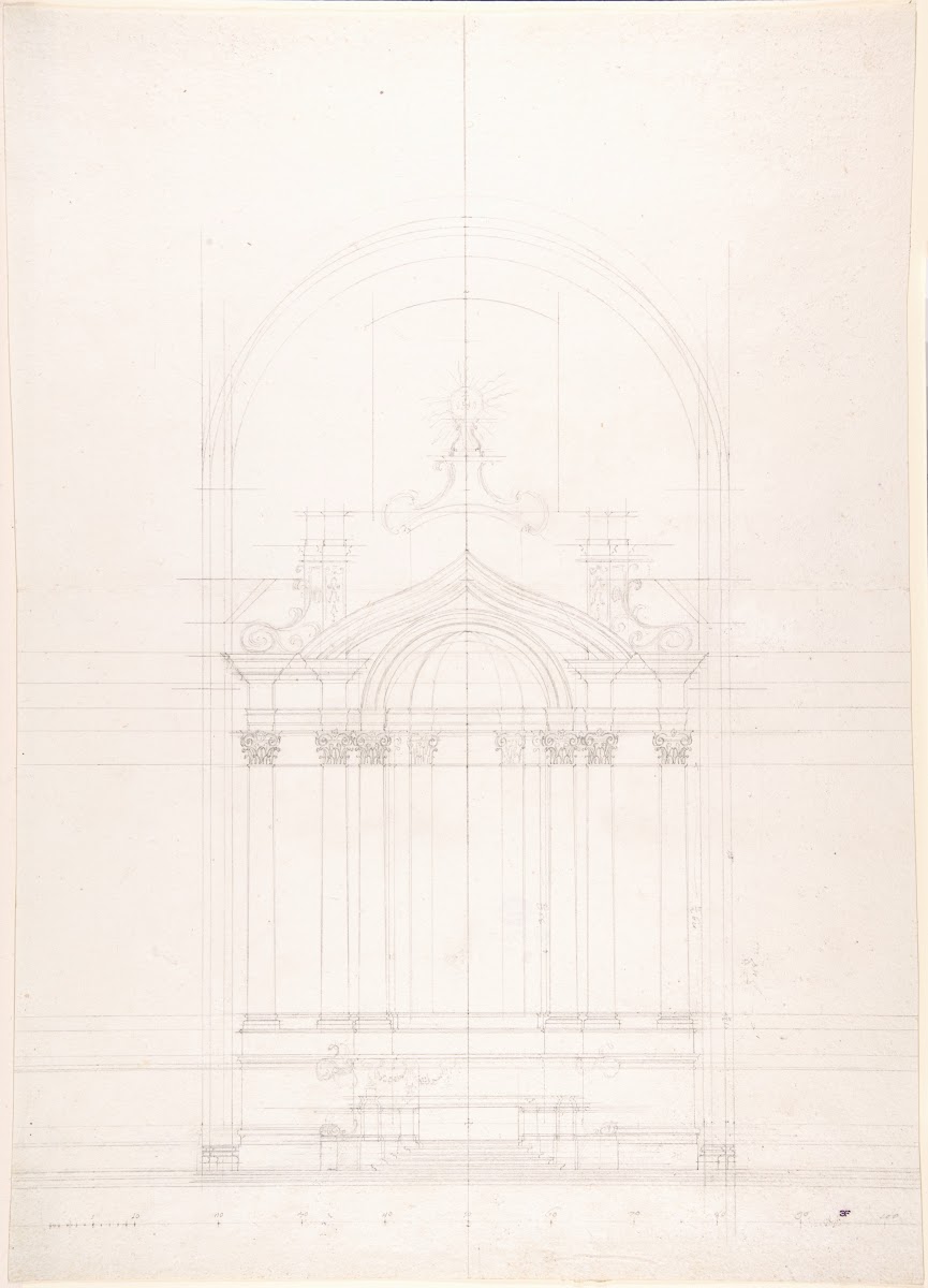 Design for the high altar of the Gesù Nuovo Naples 17001773