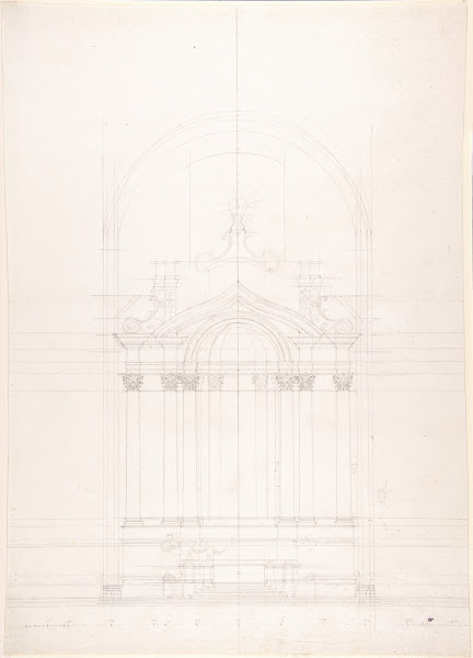 Design for the high altar of the Gesù Nuovo Naples 17001773