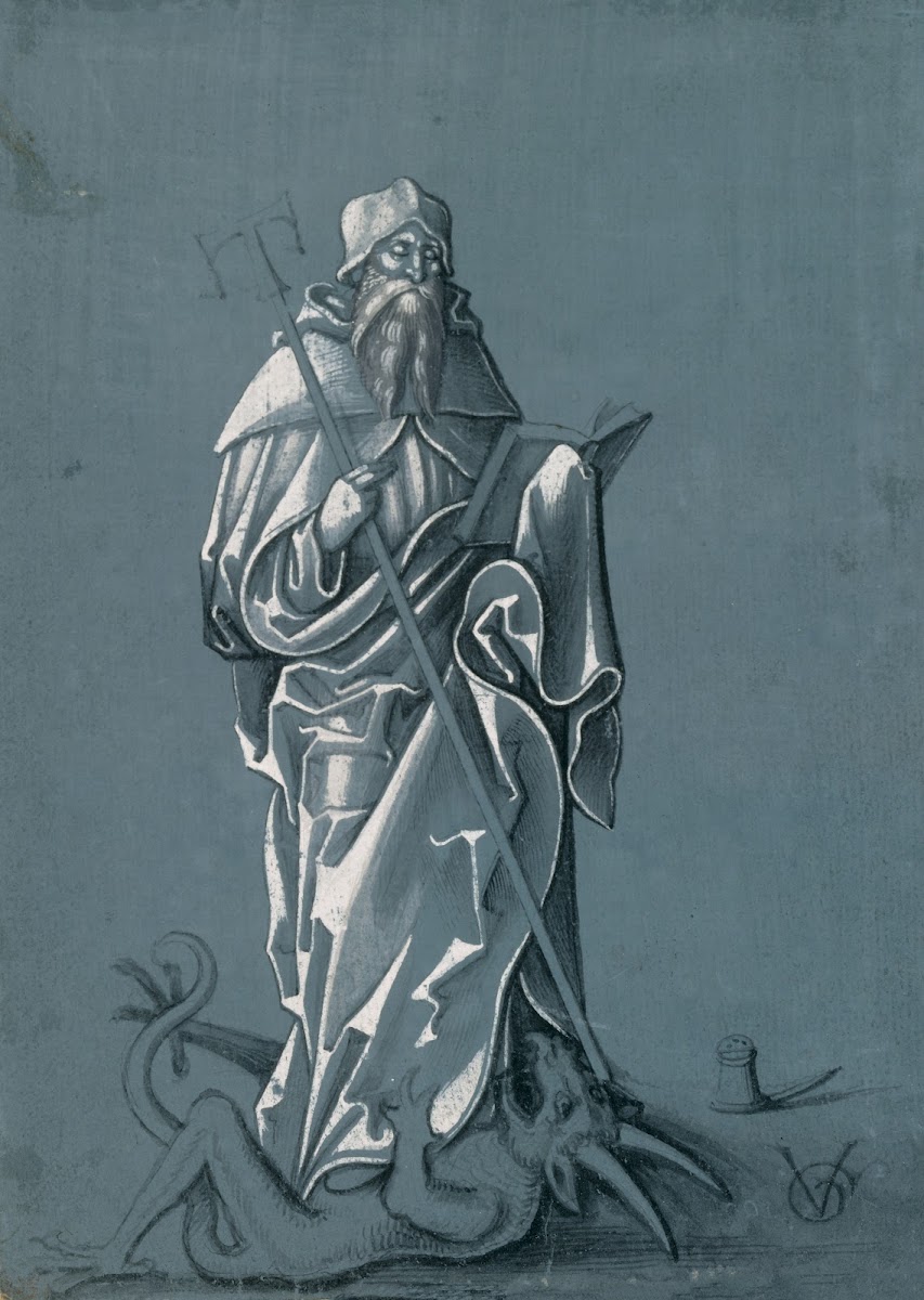 Der hl Antonius auf dem Teufel stehend 1507