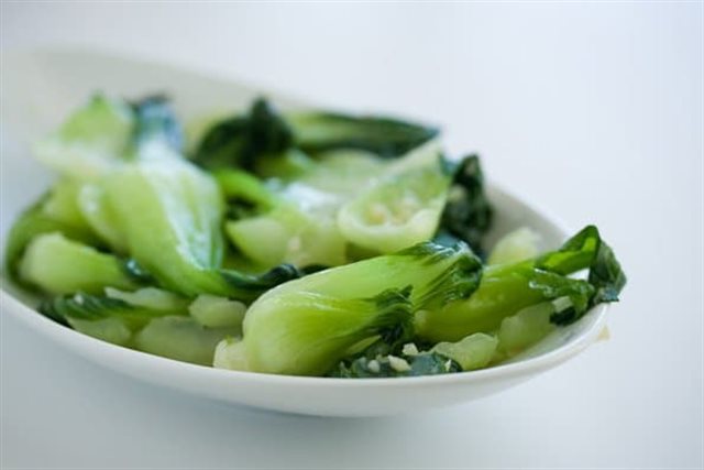 Cải Thìa Xào Gừng Băm