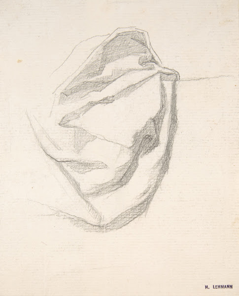 Study of Drapery 19th century