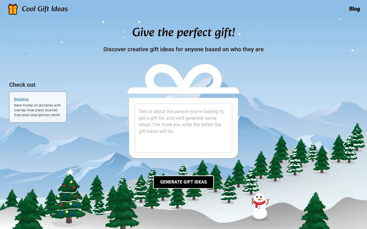 Captura de Cool Gift Ideas