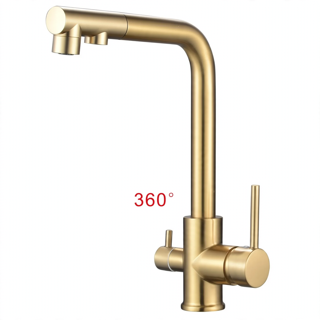 Küchenarmatur Edelstahl 304, Einhebel-Mischbatterie