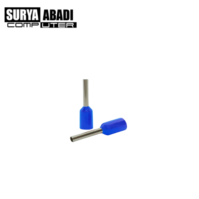 SKUN INSULATED FERRULES E1008 KABEL 1MM BIRU