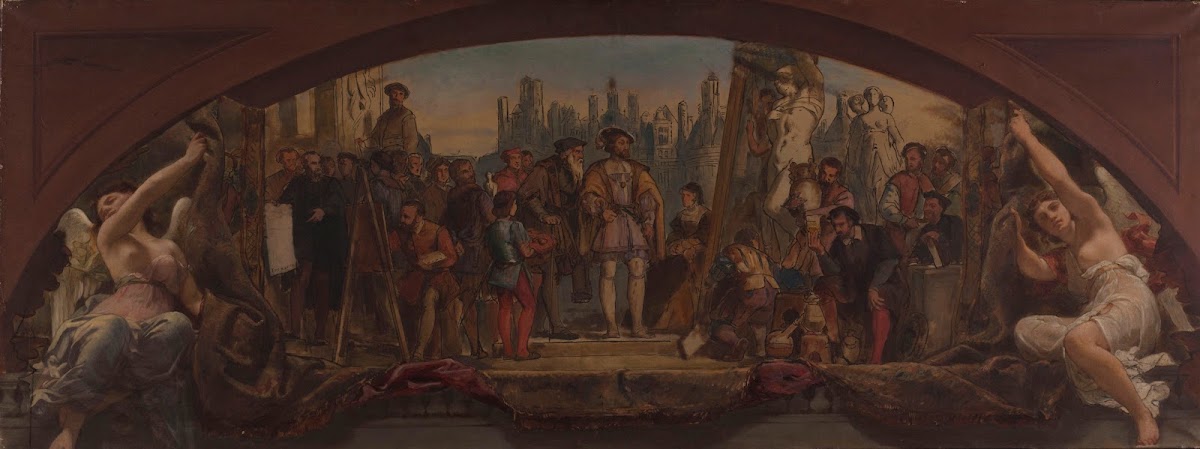 Les quatre âges de la vie artistique en France  Présentation à François Ier des