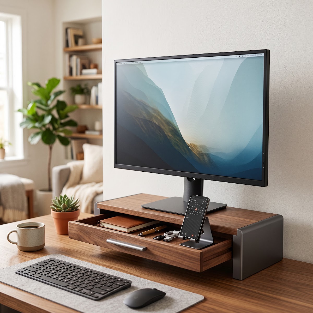 Best Monitor Stands with Storage for Home Offices (2026) - BEST PREMIUM — PRODUCT SHOT