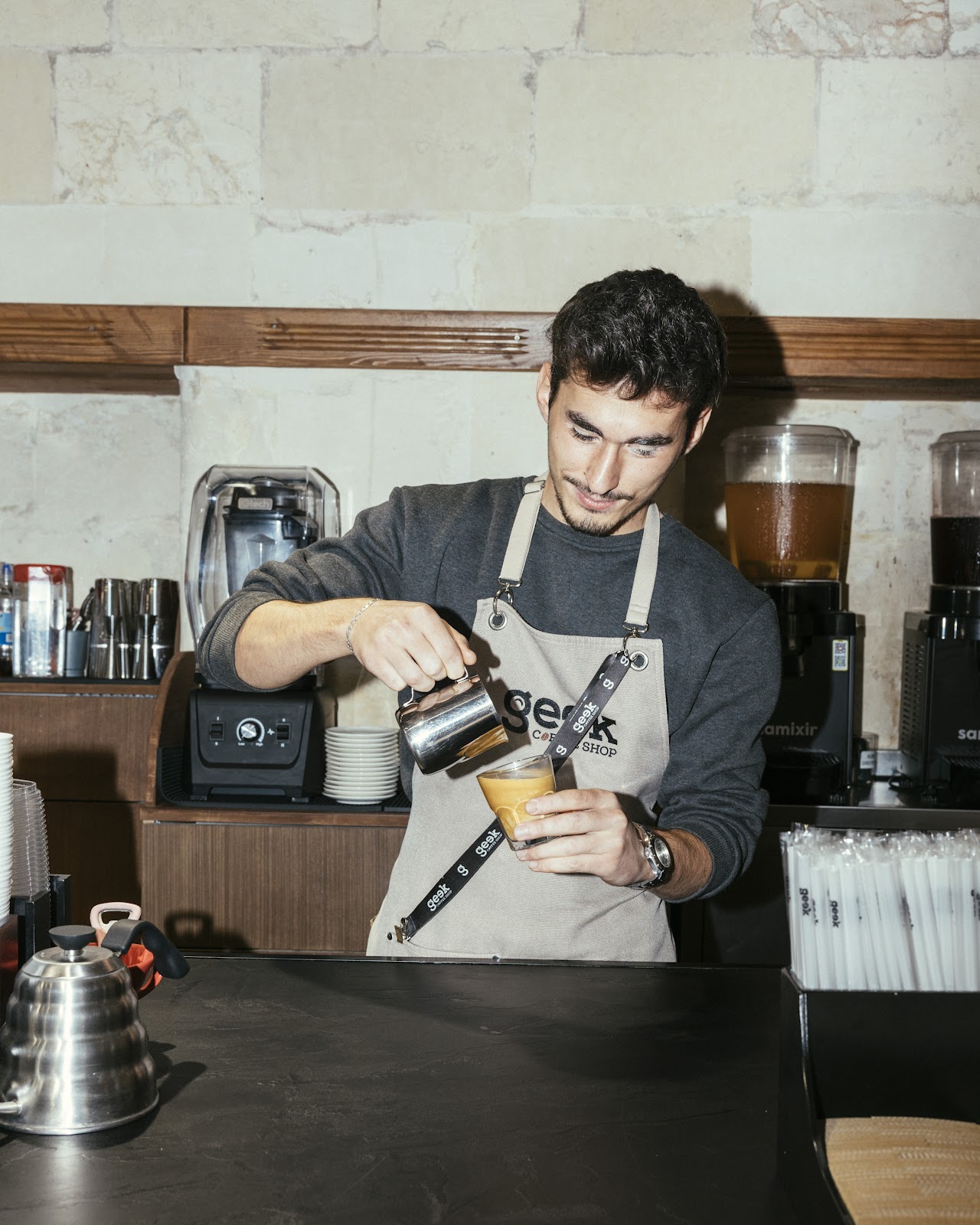 Barista Çalışırken