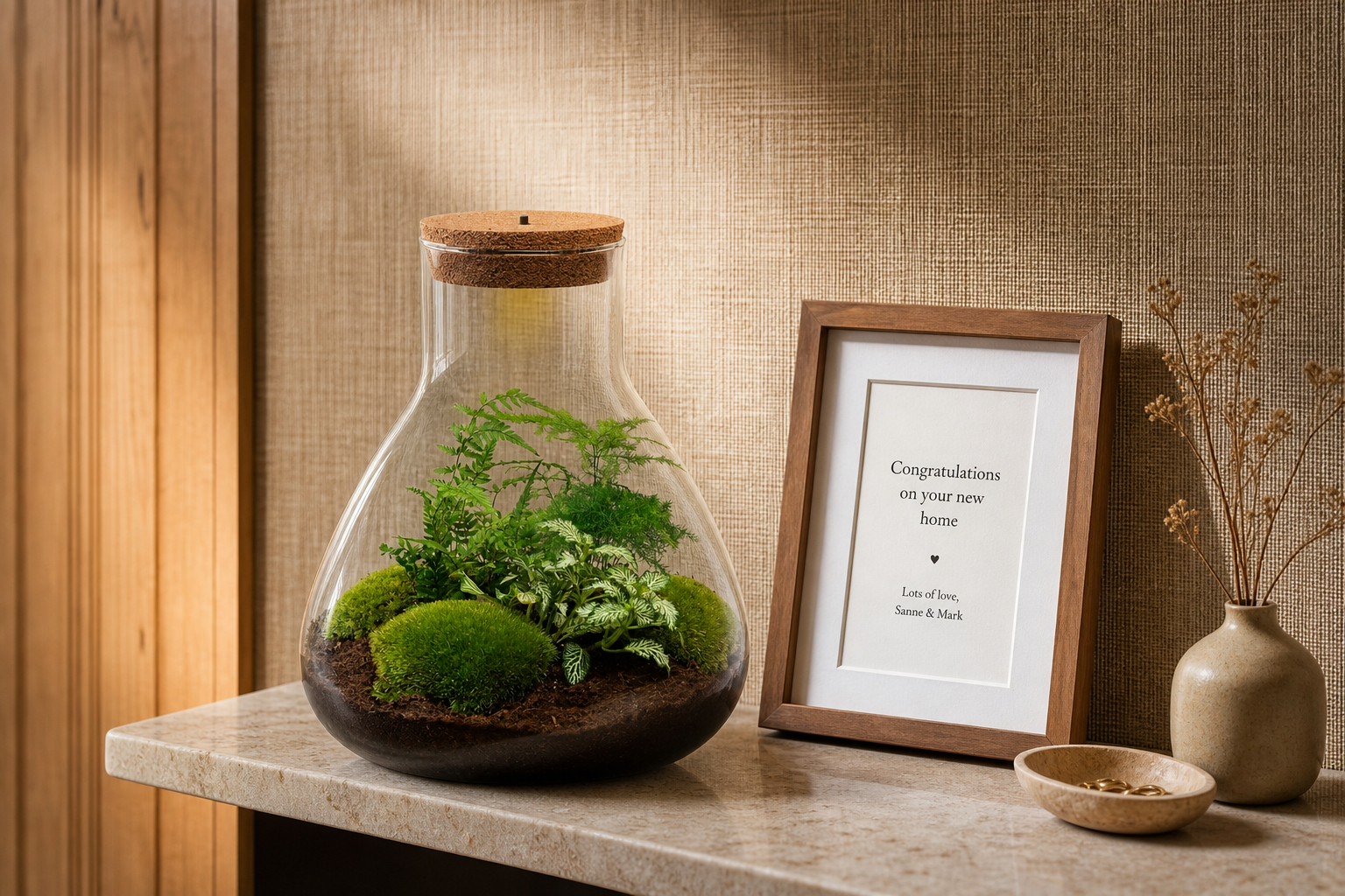 Sam XL - Terrarium with light - Bottle garden DIY kit