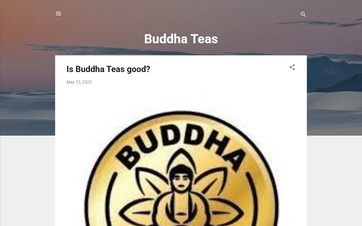Captura de Buddha Teas
