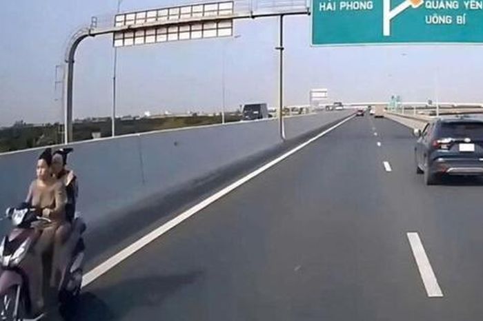 Vụ 2 thiếu nữ trẻ 'đầu trần' phóng xe máy ngược chiều trên cao tốc: Phạt cả người lái lẫn chủ xe - Tạp chí Người Đưa Tin