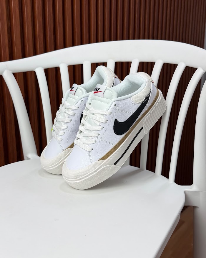Nike Court Legacy Lift Blanco Negro