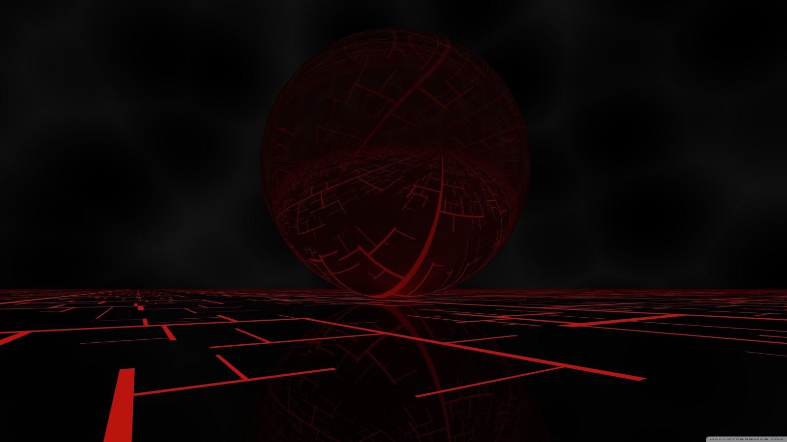Red Digital Art Wallpaper