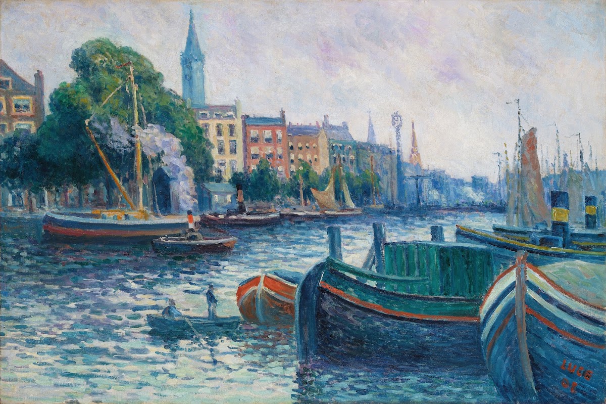 Le Leuvehaven Rotterdam 1908