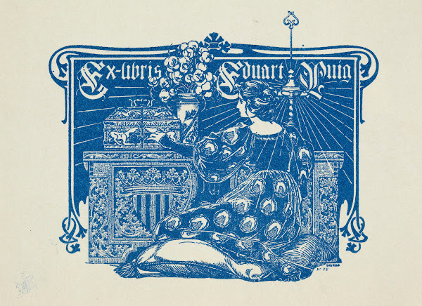 Bookplate of Eduardo Puig 1902