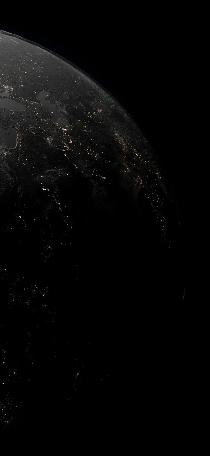 Planet Earth At Night - Space Photography 4K iPhone Wallpaper (2463x5335)