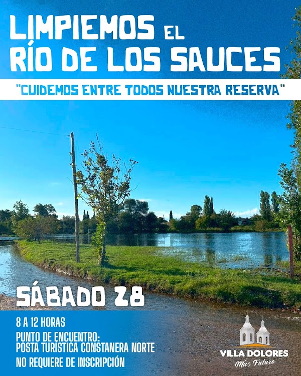 Limpieza del Río de los Sauces