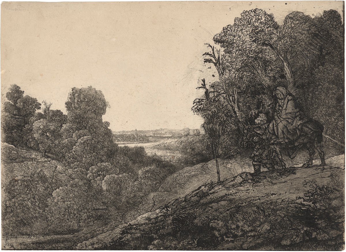The Flight into Egypt circa 1652