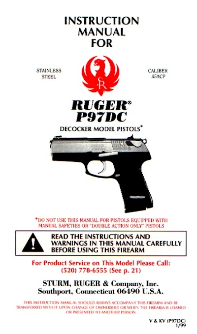 ruger 97 dc pistol