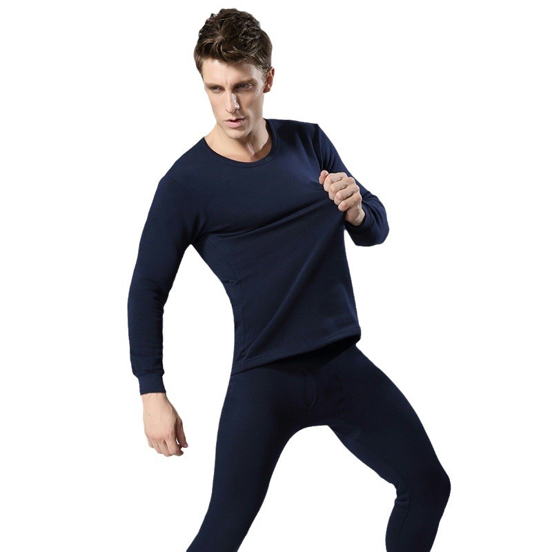 Men's Thermal Set, insulated, crew neck or stand-up collar