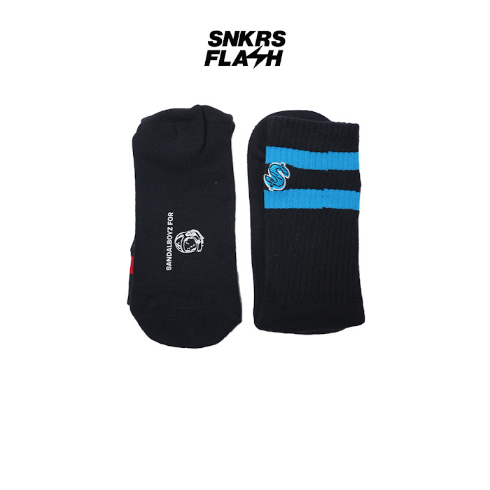 SANDALBOYZ SOCKS DIAMOND N DOLLAR BLACK - 18BBCSOBL - Size NO SIZE