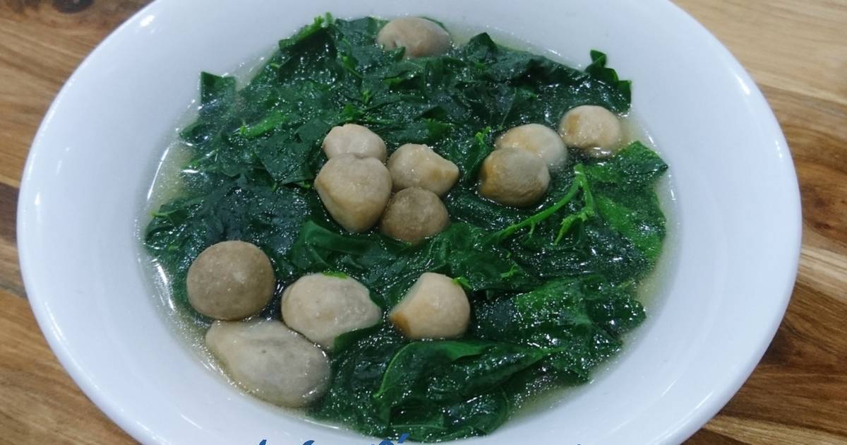 Canh rau ngót nấm rơm chay