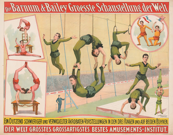 Die Barnum  Bailey groesste schaustellung der welt Ein Dutzend Schwieriger and V