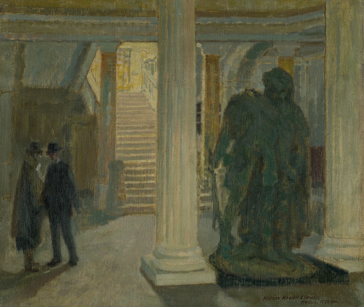 The vestibule of the Košice Museum 1920