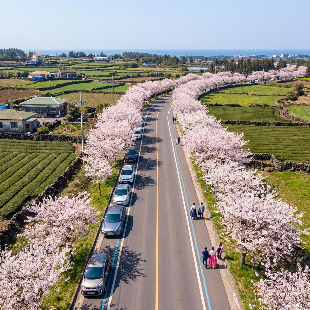 주차 대란 끝! 제주 벚꽃 명소별 주차 & 대중교통 완벽 공략 (교통 꿀팁)