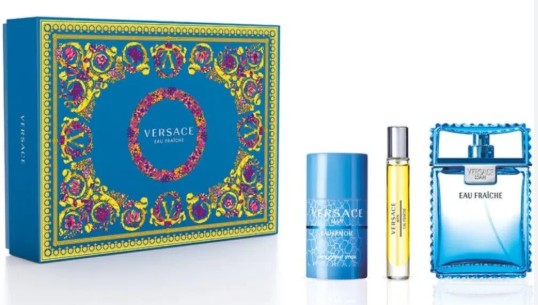 ESTUCHE VERSACE MAN EAU FRAICHE HOMBRE 3PZS 100ML EDT + 10ML EDT + DESODORANTE