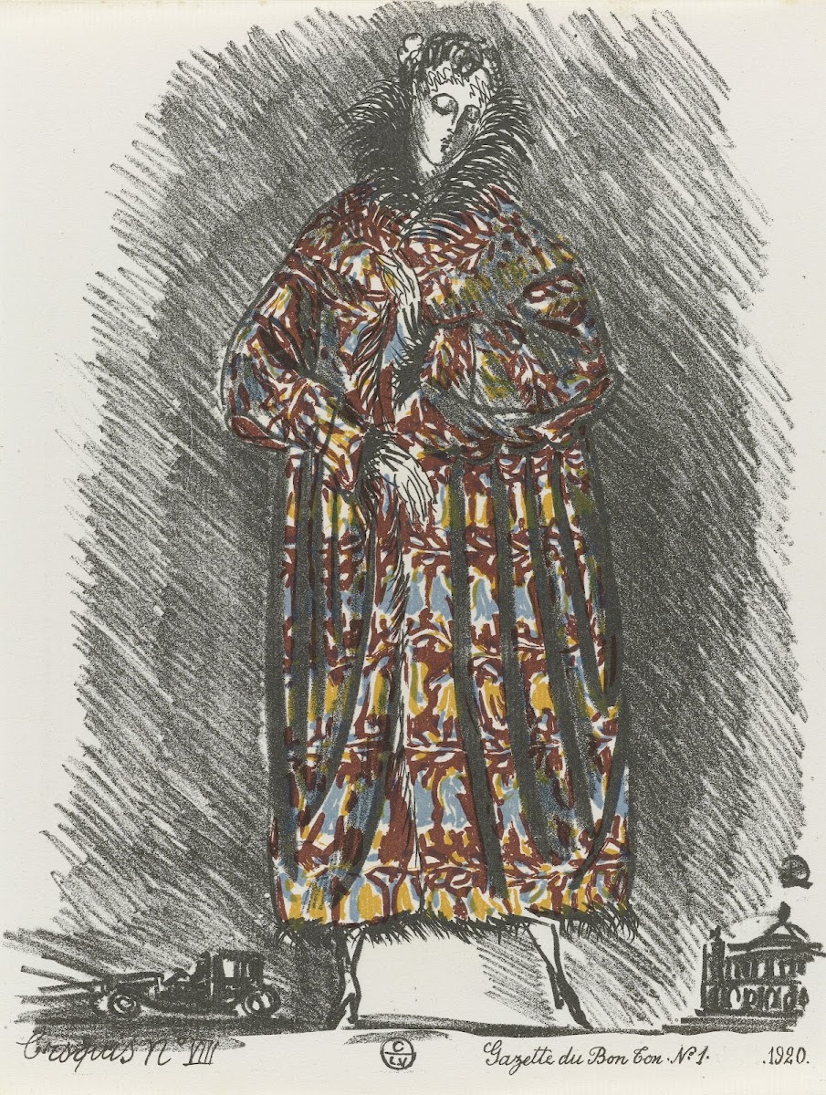 Gazette du Bon Ton  Croquis No VIII 1920