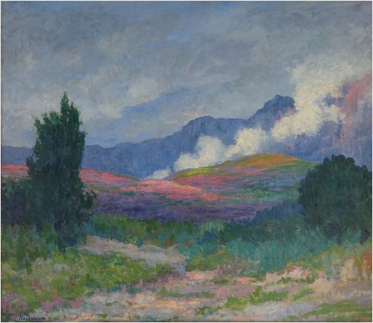 Nubes en la sierra circa 1915