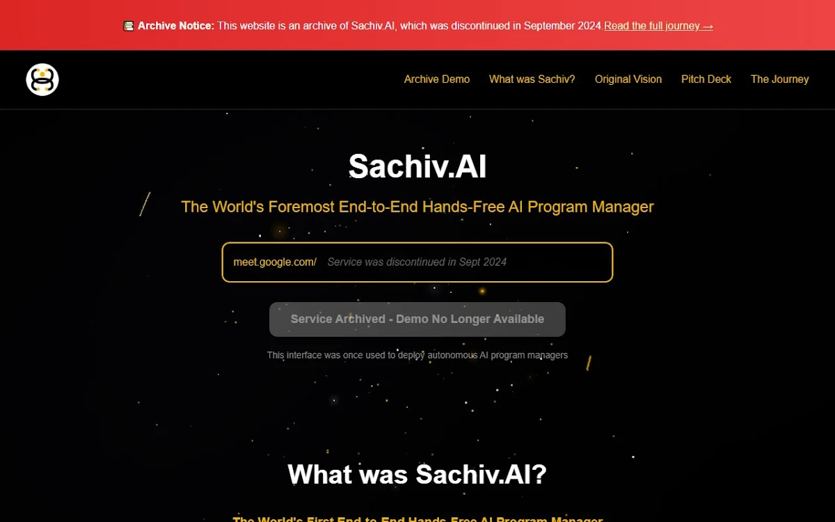 Captura de Sachiv.AI