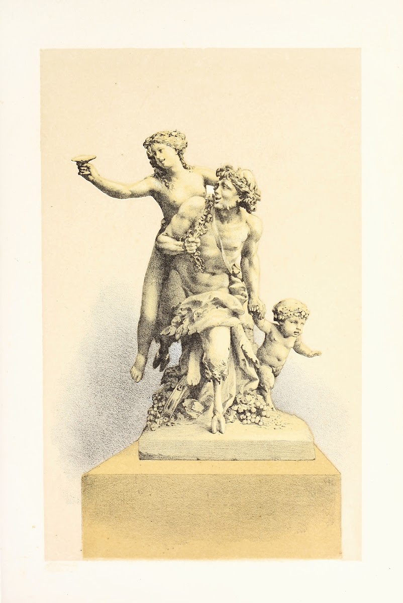 Group in Terra Cotta  Bacchanalian Subject 1858