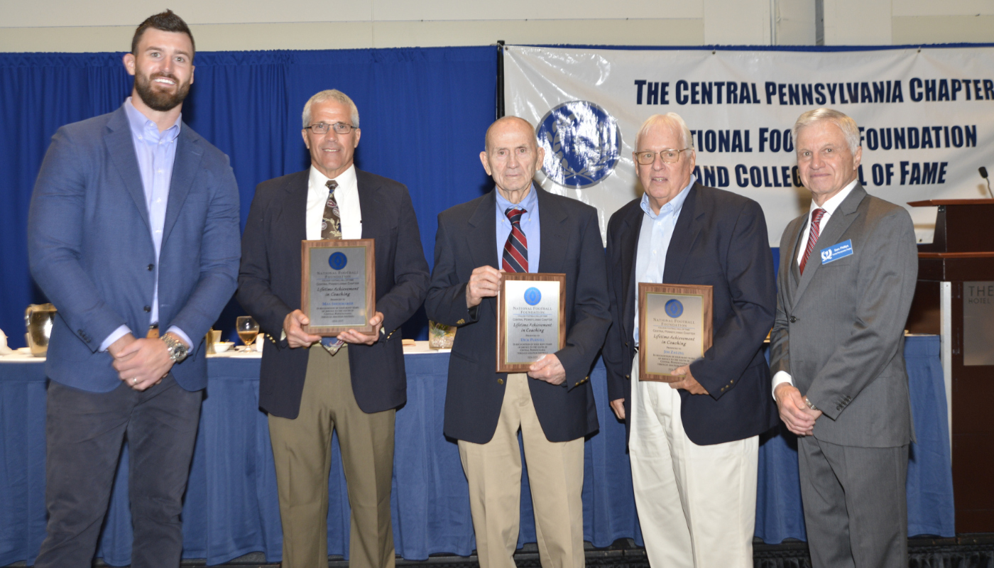 Six Receive Lifetime Achievement Awards From Central PA National Football Foundation