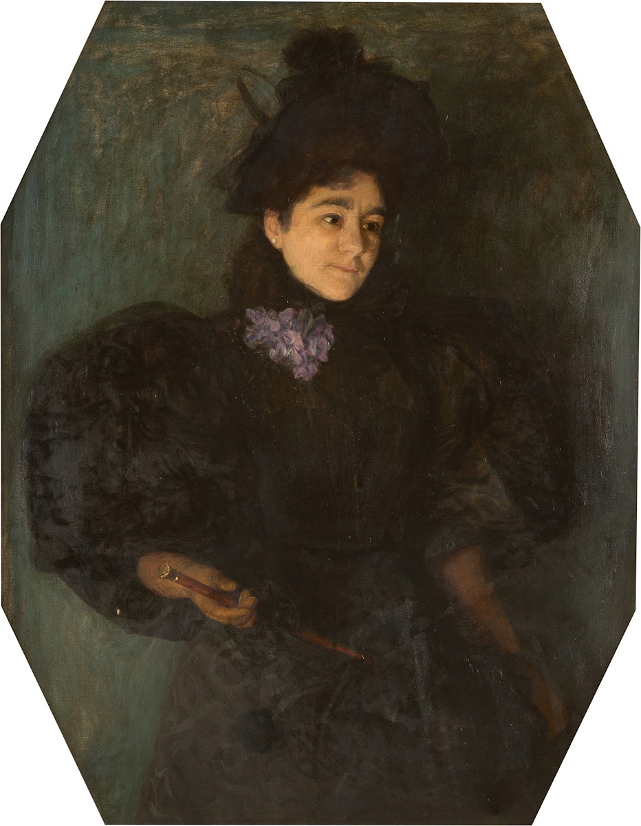 Portrait of a lady in black 1898