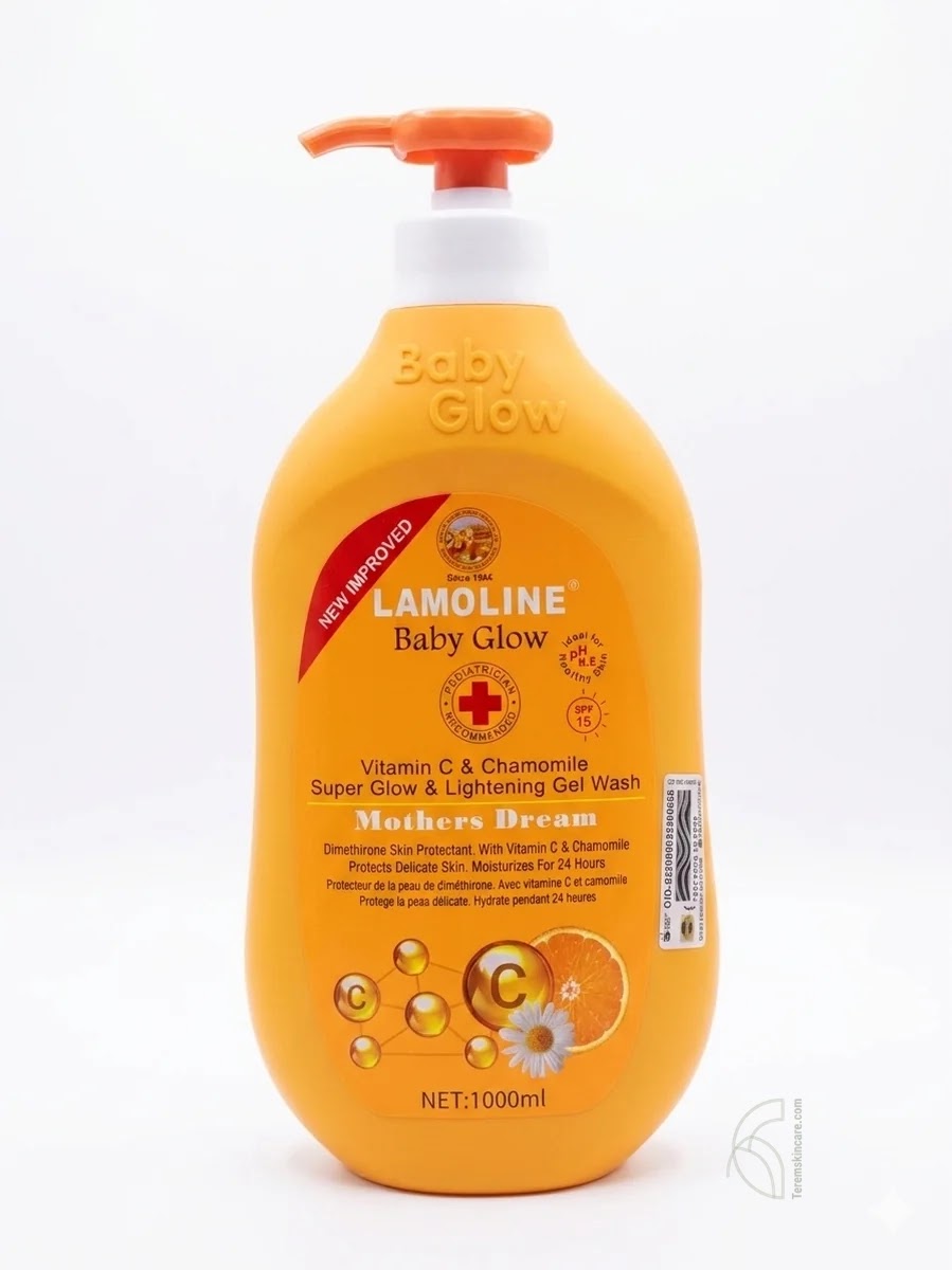 Lamoline Baby Glow Vitamin C & Chamomile Super Glow & Lightening Gel Wash