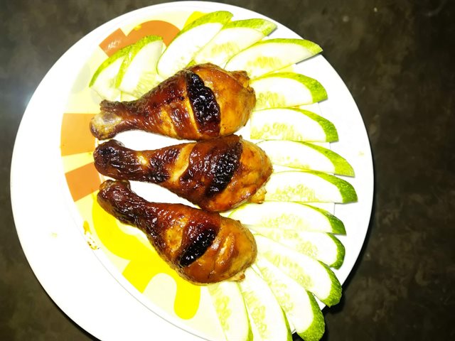 Gà Nướng Sốt Gia Vị Barona