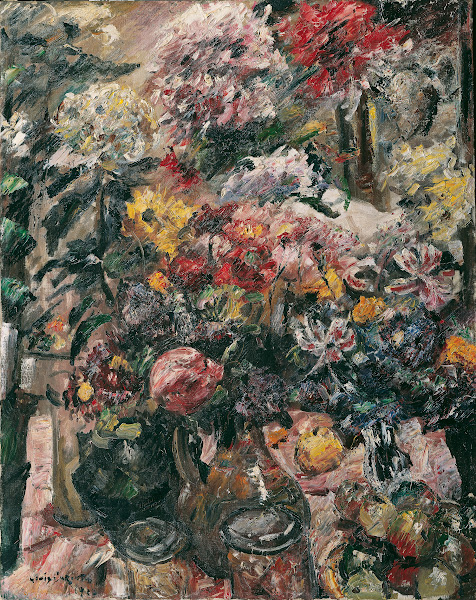 Stillleben Mit Chrysanthemen Und Amaryllis 1922