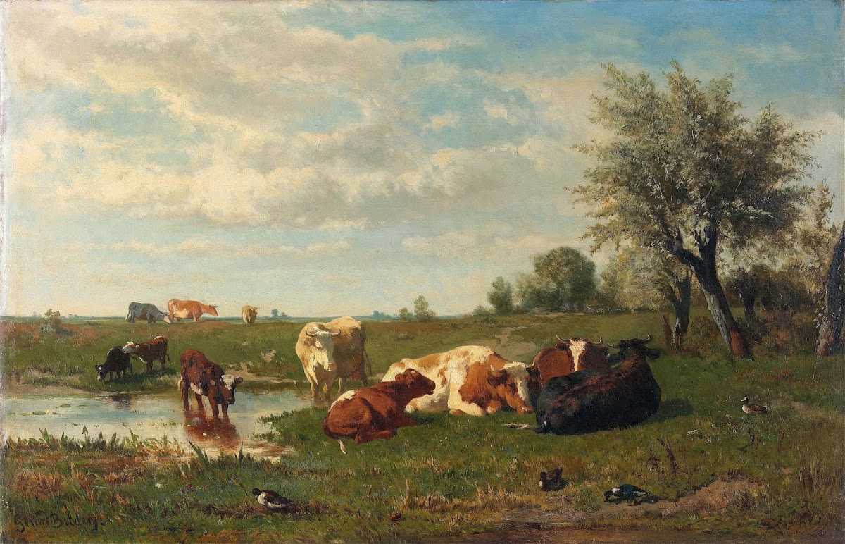 Cows in the Meadow 1860   1865