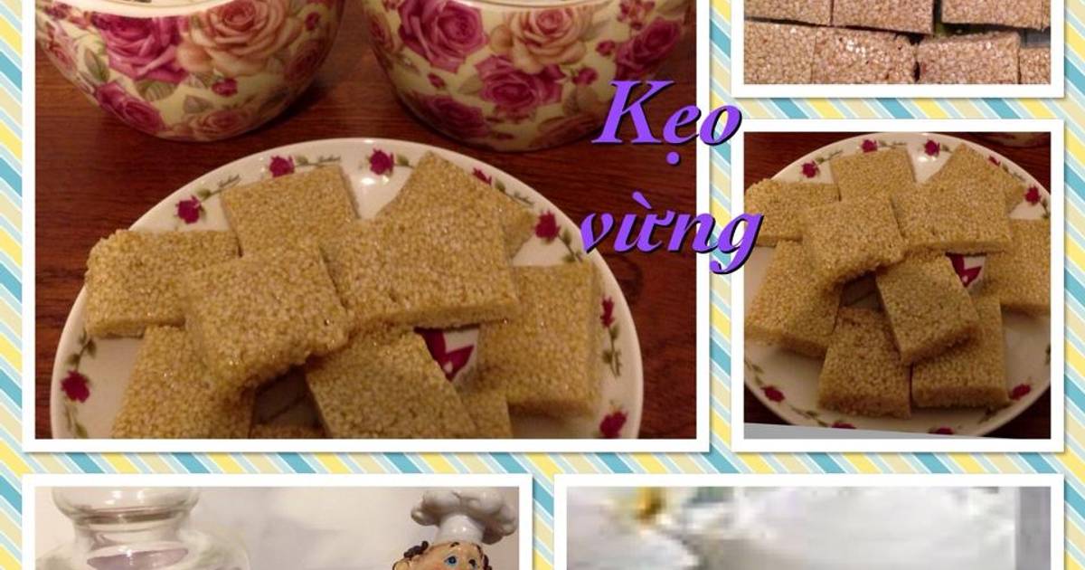 Kẹo vừng giòn ngon cho ngày đầu xuân