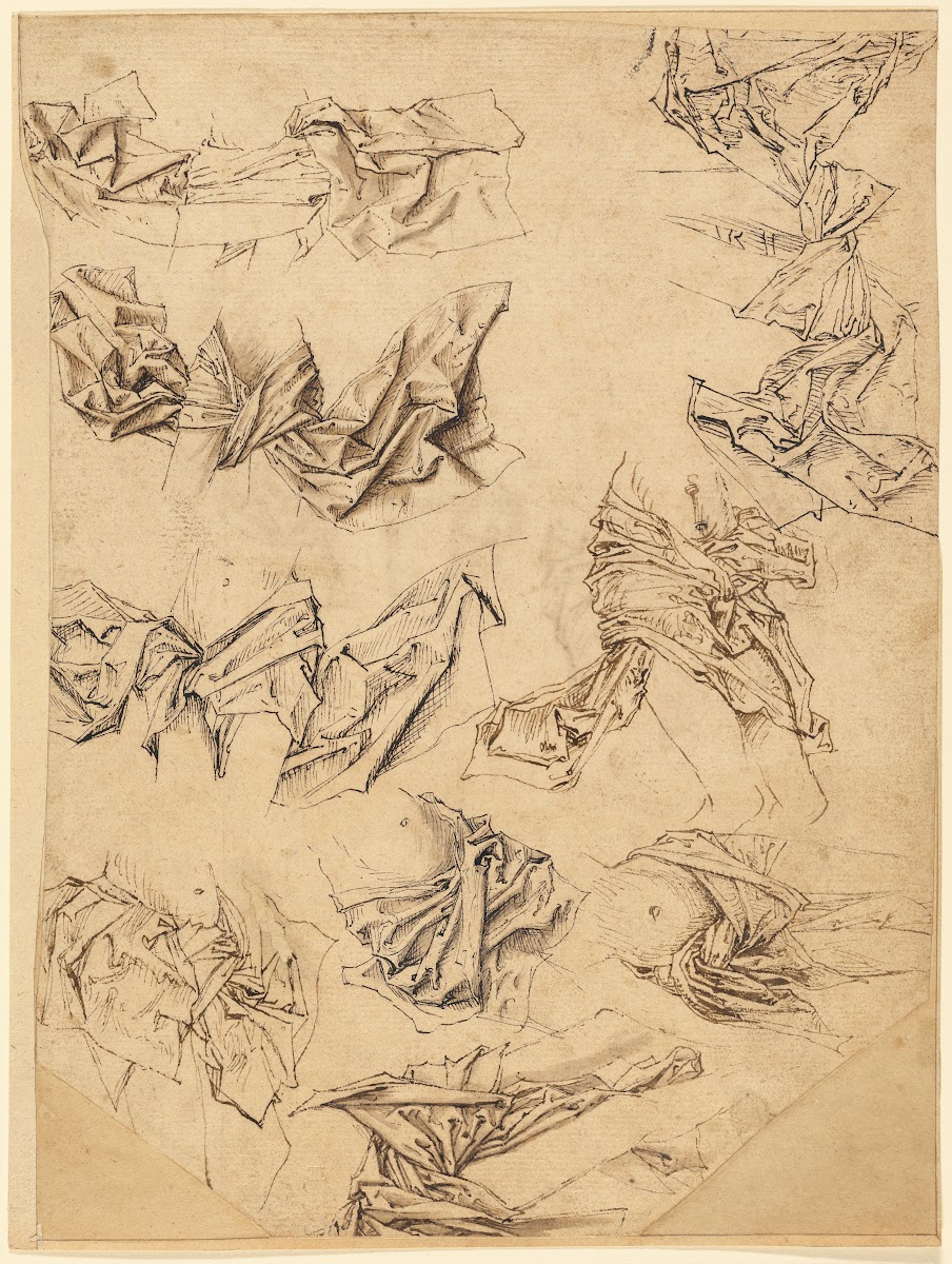 Studies Of Christs Loincloth 1490
