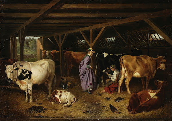 In the barn 1872