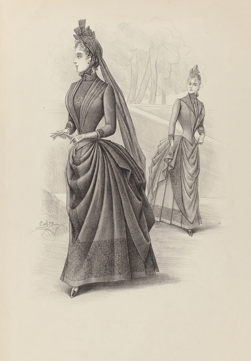 Two Ladies Walking 1888