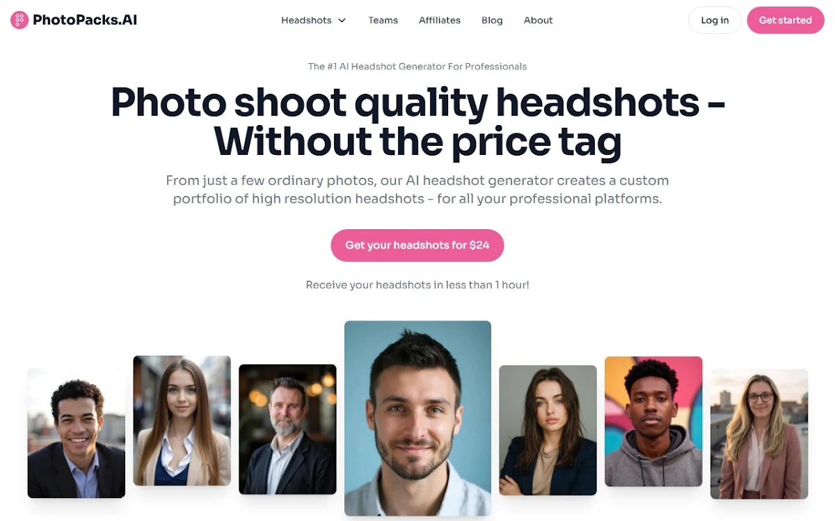 Captura de PhotoPacks.AI
