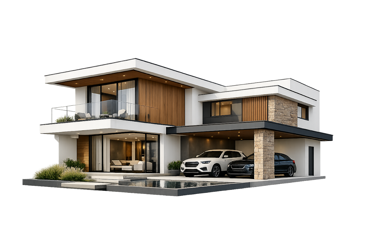Residência Alto Padrão - Modelo BIM