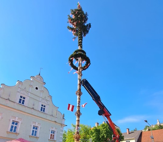 Maibaum-Aufstellen mit anschließender Maifeier