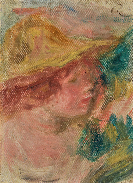Buste au chapeau