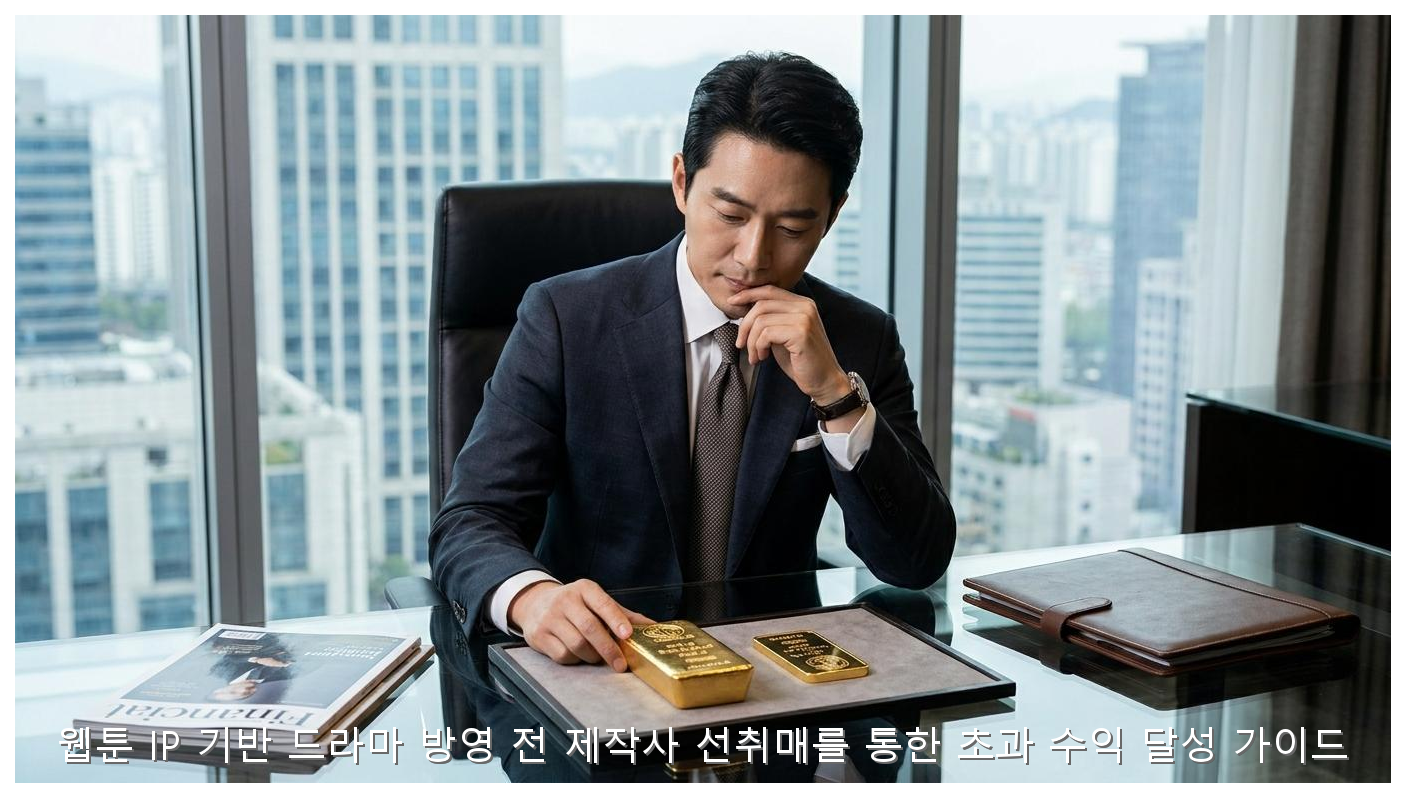 웹툰 IP 기반 드라마 방영 전 제작사 선취매를 통한 초과 수익 달성 가이드 핵심 안내 및 분석 인포그래픽 (4)