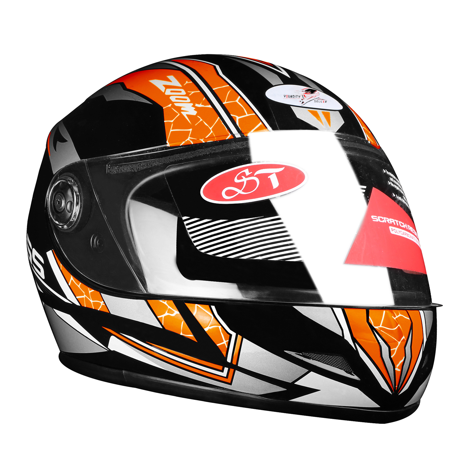 Street-Stalker Helmet with aggressive graphics