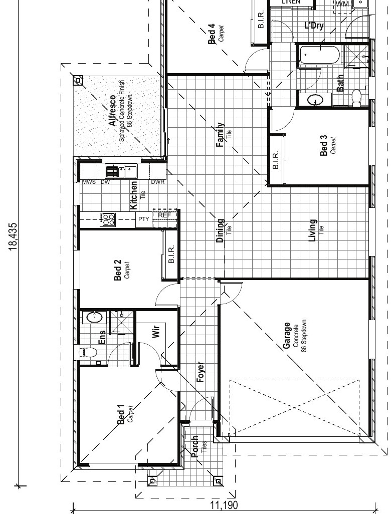 House & Land Investment Property in Cessnock, NSW | Aus Investment Properties - Floor Plan 1